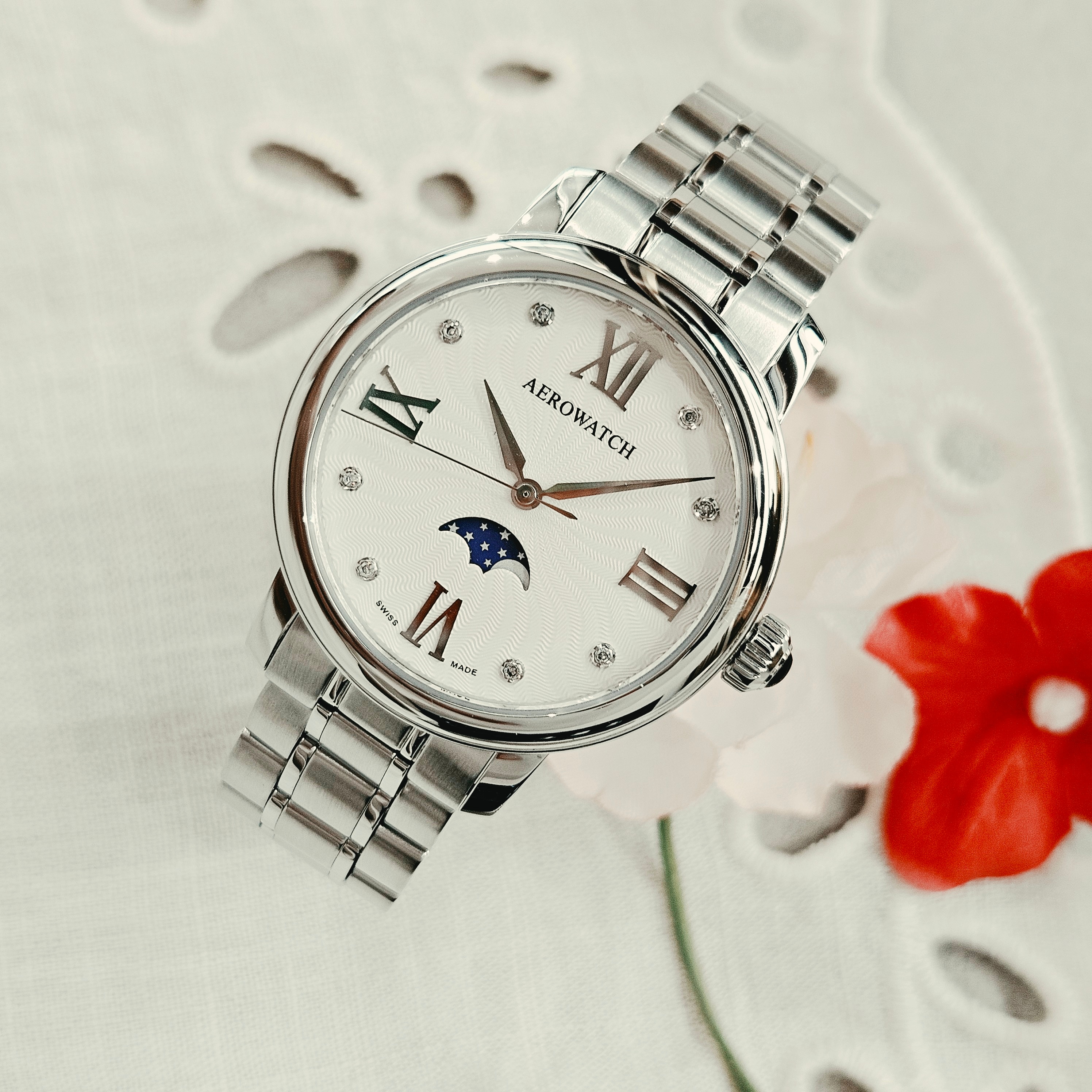 Aerowatch Lady Quartz Moonphase